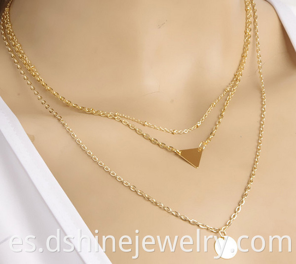 Tiny Plate Chain Necklace